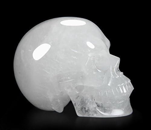 Huge 5 Inch Realistic Angolan Quartz Crystal Skull