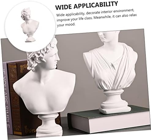 David Head Resin Statue 19x14x31cm Modern Decor