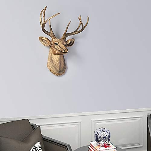 Feelme Larger Faux Deer Head Wall Art Sculpture
