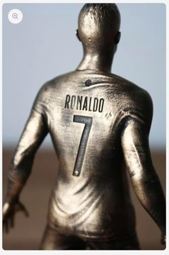 Limited Edition Soccer Player Bronze Statue with Number 7 Jersey