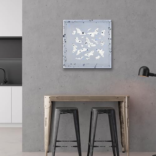 19th Century Butterfly Constellations In Blue 3 Wall Art
