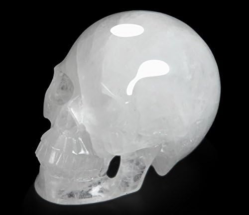 Huge 5 Inch Realistic Angolan Quartz Crystal Skull