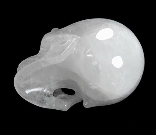 Huge 5 Inch Realistic Angolan Quartz Crystal Skull