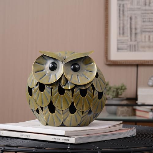 Sturdy Metal Owl Decor Statue 94 Inch
