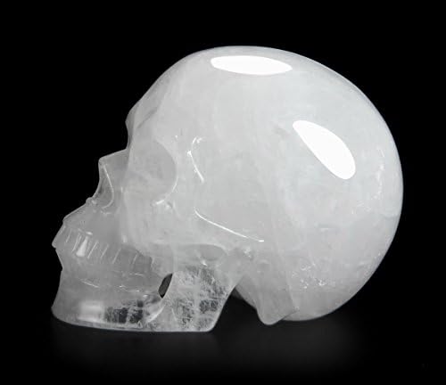 Huge 5 Inch Realistic Angolan Quartz Crystal Skull