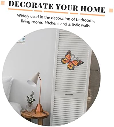Ciieeo 2pcs Butterfly Wall Hanging Decor Sculptures