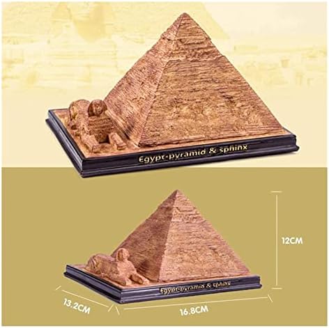 LQX Egyptian Pyramid Resin Statue
