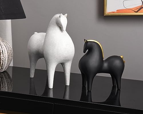 Pointnio Abstract Horse Sculpture - Modern Art Decor