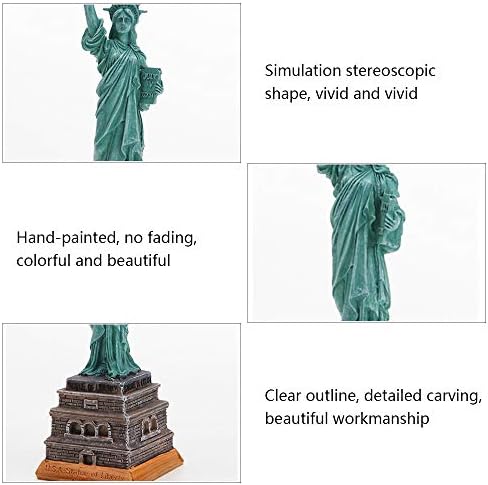 Miniature Statue of Liberty Resin Sculpture for Home Decor
