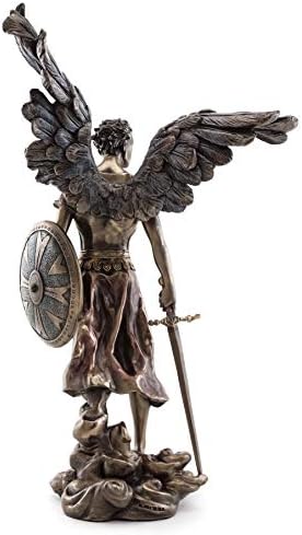 Top Collection St Michael Archangel Statue 14 Inch Bronze Figurine