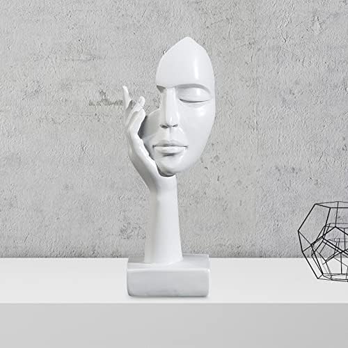Gazechimp Abstract Thinker Lady Sculpture White