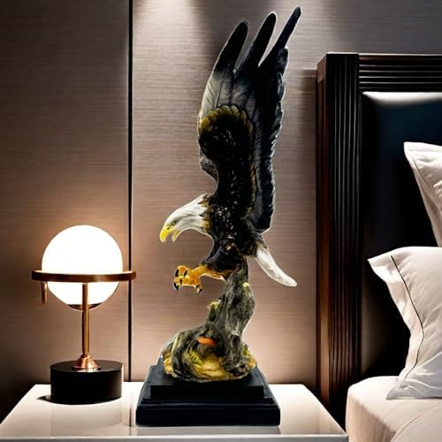 169 Inch Large Bald Eagle Statue Resin Sculpture