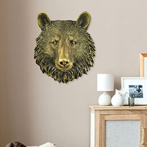 Animal Head Wall Decor Resin Lion Bear Wall Sculptures