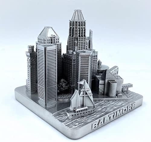 Baltimore 3D City Statue Model Ornament 4 Inch