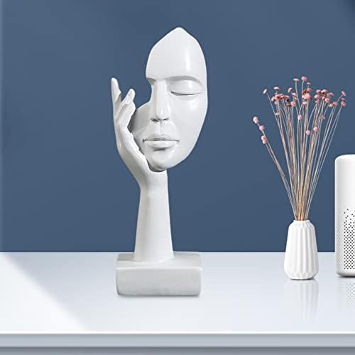 Gazechimp Abstract Thinker Lady Sculpture White
