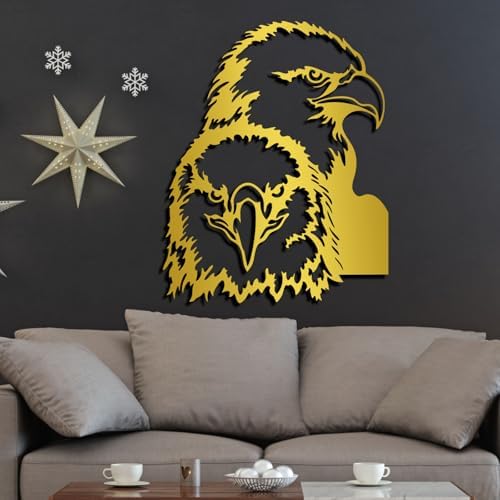 Metal Eagle Wall Decor - Patriotic Art Display