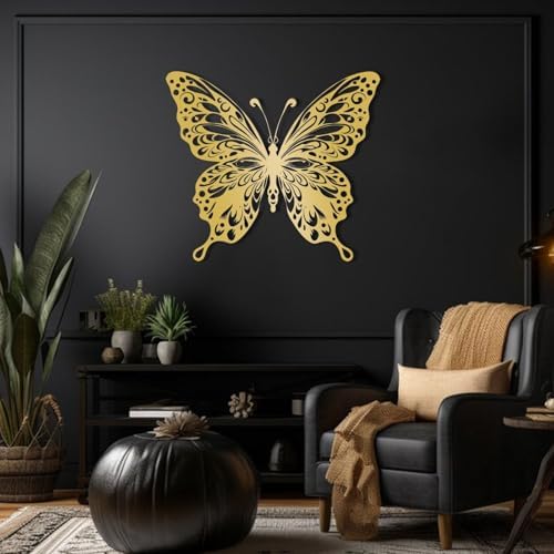 OZF Large Metal Butterfly Wall Decor