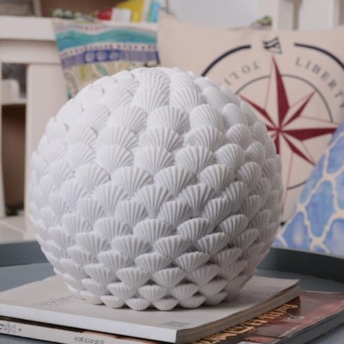 HAUCOZE Ocean Shell Statue Decor 83 Inch Sculpture