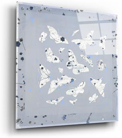 19th Century Butterfly Constellations In Blue 3 Wall Art
