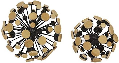 Deco 79 Metal Geometric Sculpture Set of 2