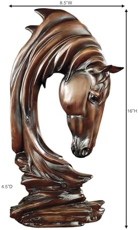 Touch of Class Horse Solitude Sculpture - 16 Inch Resin Statue