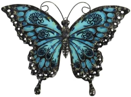 Lifey Metal Butterfly Wall Decor 12 Inch Hanging Sculpture