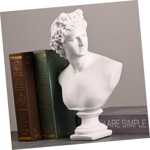 David Head Resin Statue 19x14x31cm Modern Decor