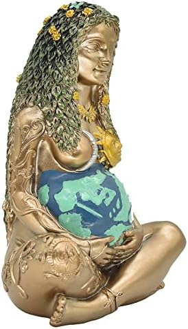 Miyolo Mother Earth Gaia Statue Resin Wiccan Decor