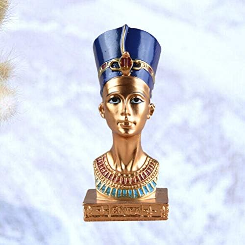 Egyptian Queen Nefertiti Resin Statue Home Decor Sculpture
