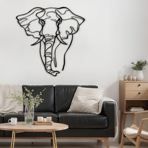 SIGNLEADER 18 Black Metal Wall Art Sculpture