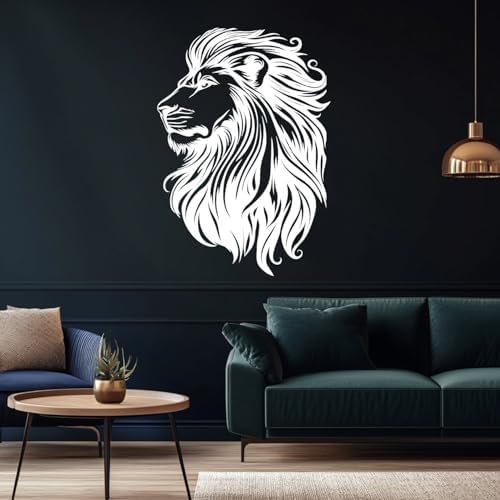 Flewfar Metal Wall Art Lion Head