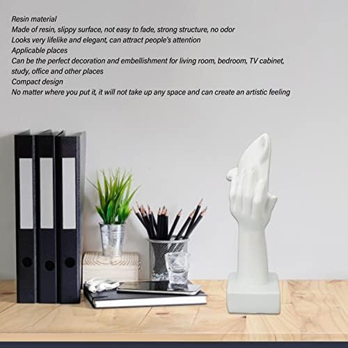 Topyond Thinker Statue Modern Abstract Resin Sculpture for Home Office Desk