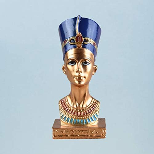 Egyptian Queen Nefertiti Resin Statue Home Decor Sculpture