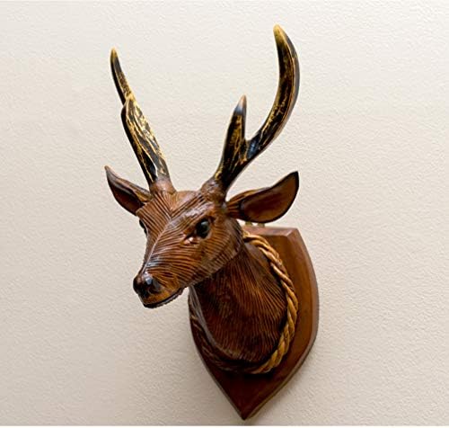 G6 Collection 15 Inch Deer Wall Sculpture Art Decor