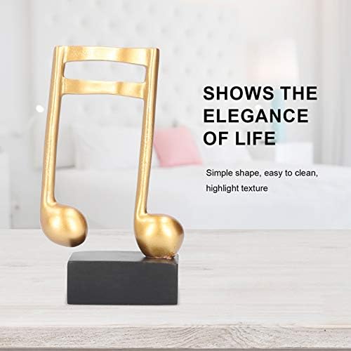 Musical Note Sculpture Statue for Home Living Room Decor