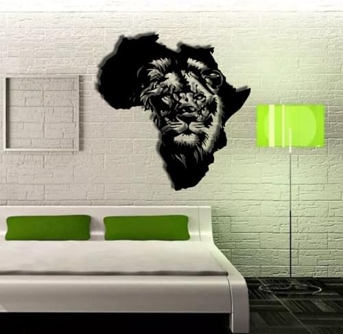 Tawinone Metal Africa Map Wall Art