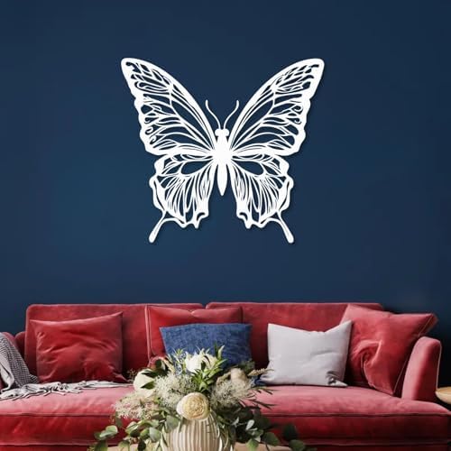 Huefoam Butterfly Metal Wall Art 28x25 Inches