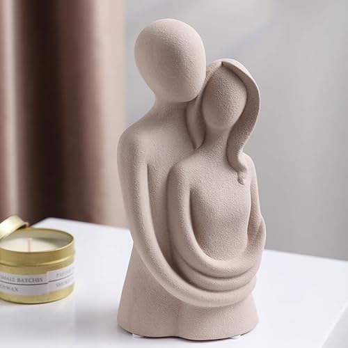 Modern Romantic Couple Sculptures for Home Decor