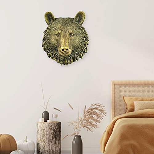 Animal Head Wall Decor Resin Lion Bear Wall Sculptures