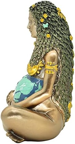 Miyolo Mother Earth Gaia Statue Resin Wiccan Decor