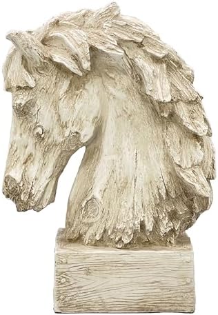 Galt International 18 Inch Horsehead Resin Statue