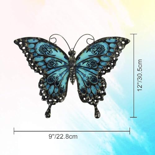 Lifey Metal Butterfly Wall Decor 12 Inch Hanging Sculpture