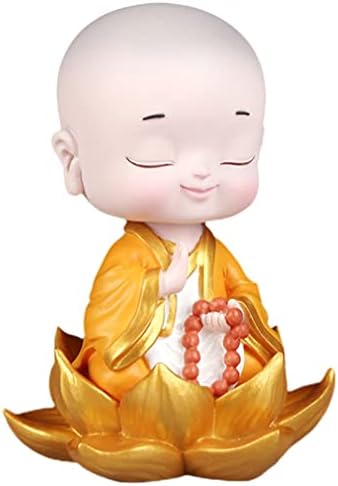 GANAZONO Little Monk Statue Buddha Sculpture
