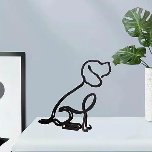 YrhSport Minimalist Dog Wall Sculpture