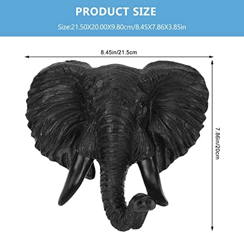 FOMIYES Wall Decor Elephant Head Sculpture