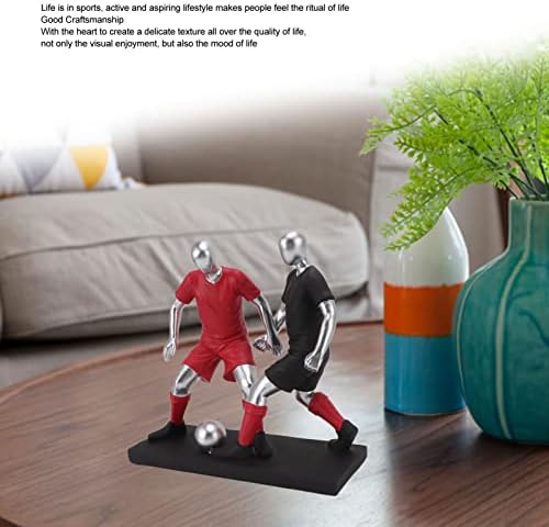 RXMORI Resin Football Player Statue Modern Home Decor