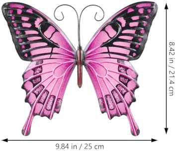 Amosfun Metal Butterfly Wall Decor 85x98 Inch