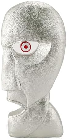Abstract Face Figurine Hand Painted Resin Sculpture Collectible Art