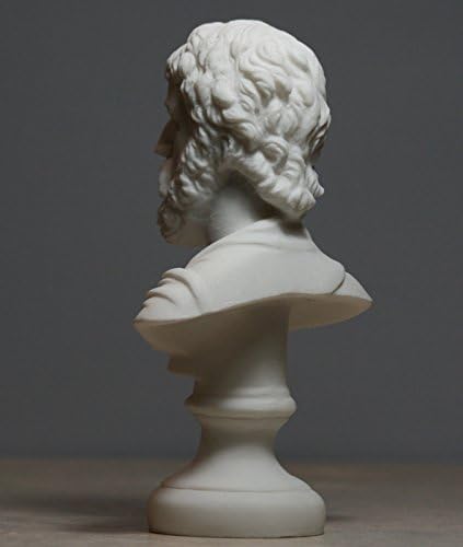 Greek Art Shop Alabaster Statue of Sophocles