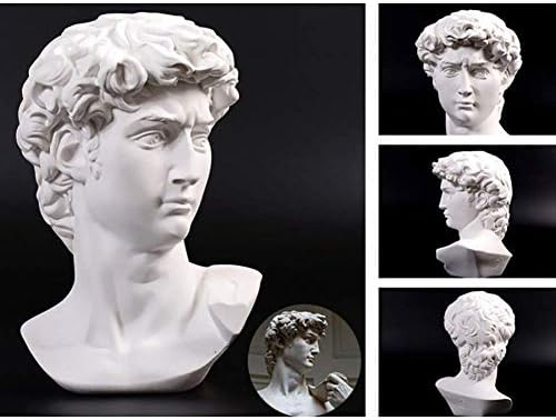 YRHH Mini Head Statue Resin Sculpture 15cm